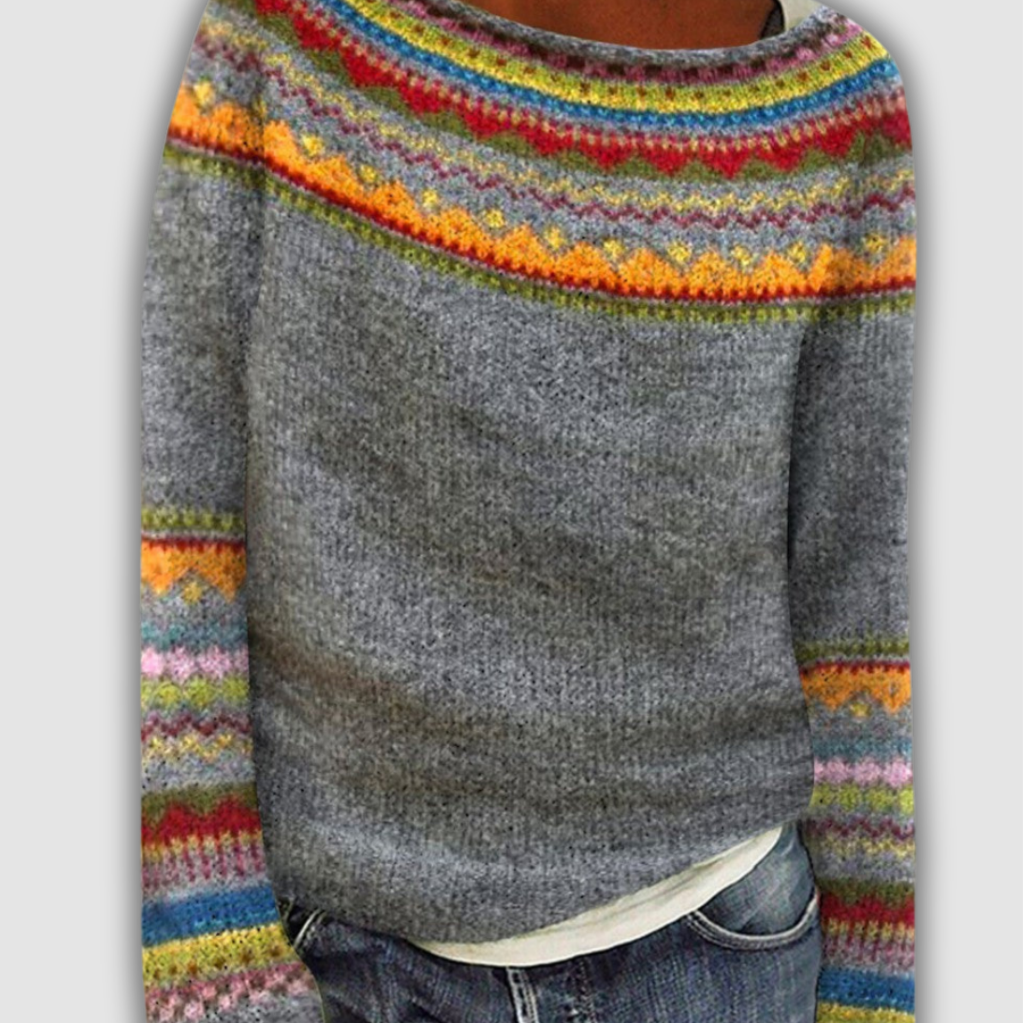 Leevke | Cozy Retro Knit Sweater