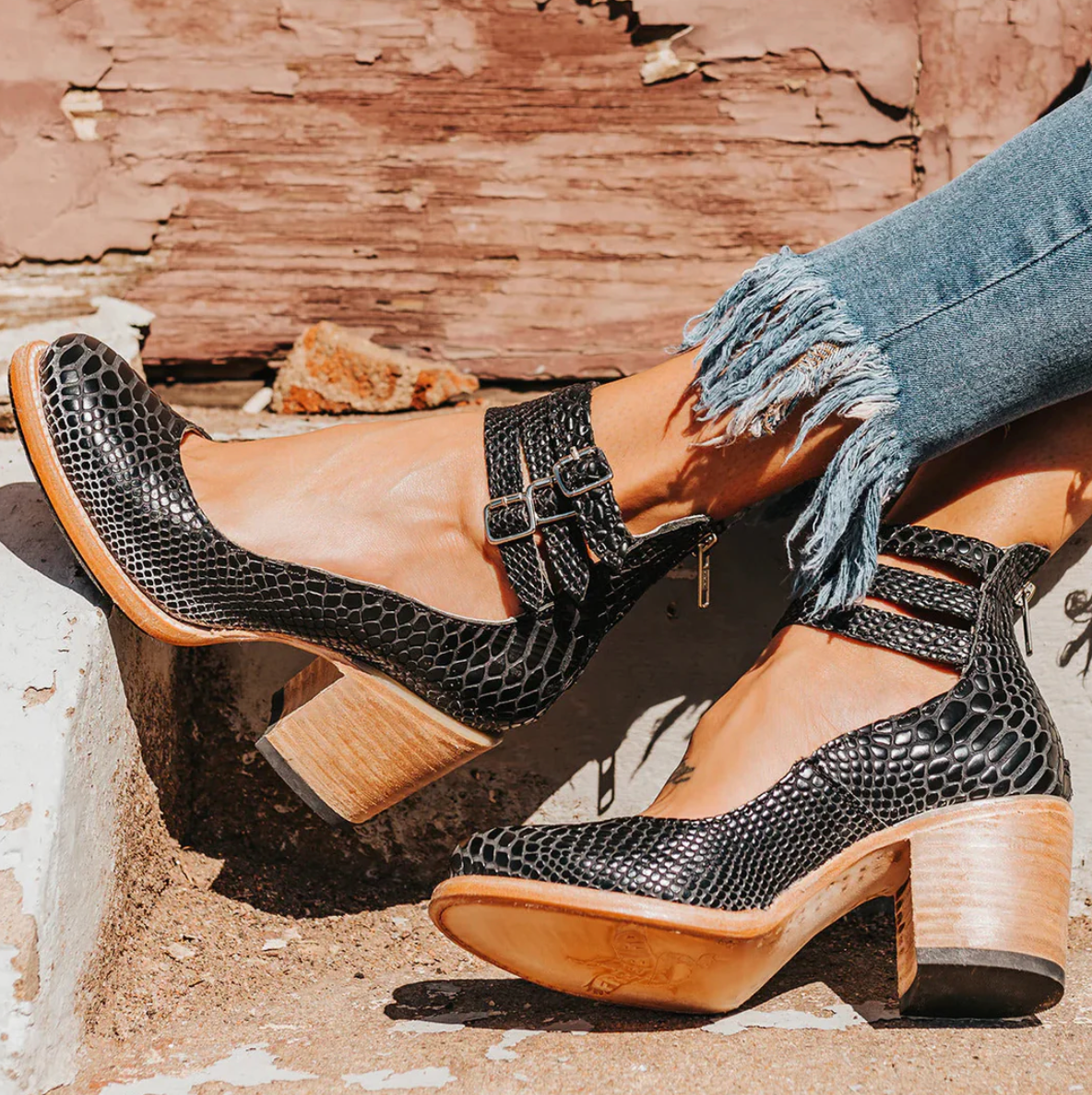 NATALIE – URBAN EDGE BUCKLE HEELS