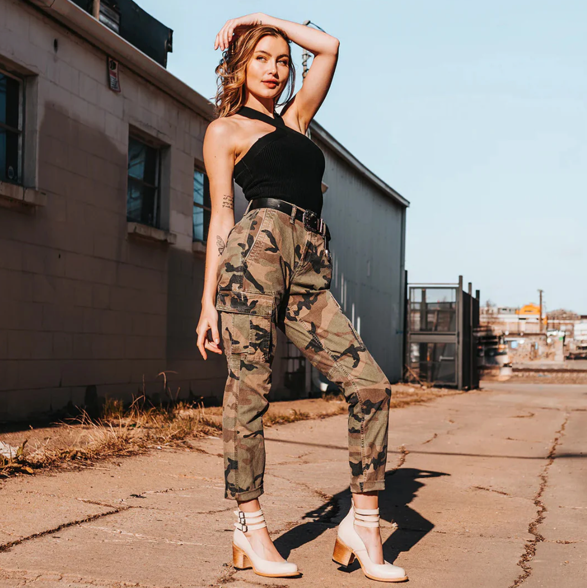 NATALIE – URBAN EDGE BUCKLE HEELS